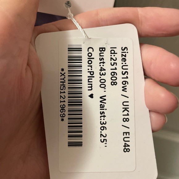 JJ’s House size 16 plum dress - Picture 4 of 4